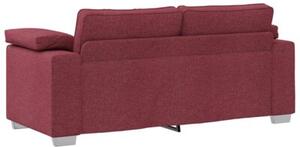Sofa czerwone wino 180 x 77 x 82 cm tkanina