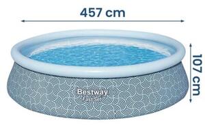 Basen ogrodowy rozporowy Bestway rodzinny dla dzieci 457x107 cm pompa 11w1