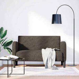 Sofa dwuosobowa ciemnoszara 110 cm sztuczna skÃ³ra