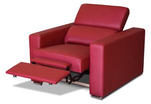 Fotel do salonu PETRA RELAX elektryczny w skórze naturalnej