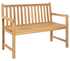 Ławka ogrodowa, 114 cm, lite drewno tekowe