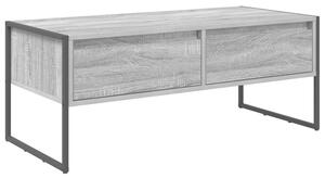 Stolik kawowy z szufladÄ szary sonoma 100 x 46 x 40 cm