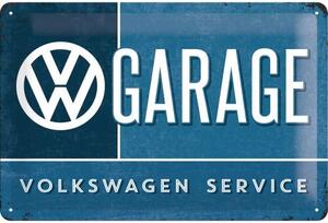 Metalowa tabliczka Volkswagen Vw - Garage, (30 x 20 cm)