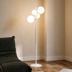 Lampa stojąca Dione ALDEX, biały / opal, salon / jadalnia, szkło, nowoczesny