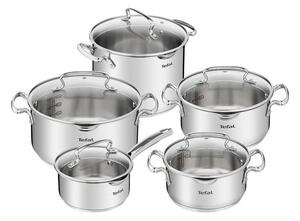 Zestaw garnków ze stali nierdzewnej 10 szt. DUETTO+ G719SA55 – Tefal