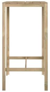Stolik barowy, 60x60x110 cm, impregnowana sosna