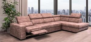 Narożnik rozkładany 330/200 cm Jerry I relax rozkładany, ruchome zagłówki