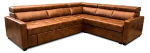 Skórzany narożnik rozkładany 280/240 cm INFINITY VIII 100% skóra naturalna