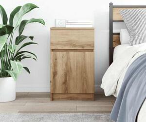 Szafka nocna artisan oak 39x35x65 cm drewno klejone