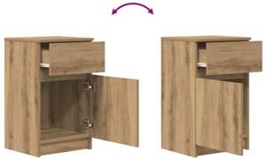 Szafka nocna artisan oak 39x35x65 cm drewno klejone