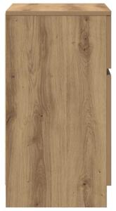 Szafka nocna artisan oak 39x35x65 cm drewno klejone
