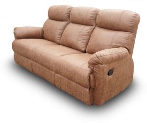 Trzyosobowa sofa wypoczynkowa MONACO 2 x relax manualny