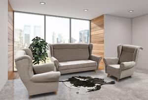 Fotele uszak + sofa 3 osobowa Lord w minimalistycznym designie
