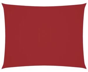 Prostokątny żagiel ogrodowy, tkanina oxford, 5x7 m, czerwony
