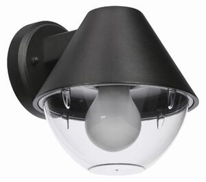Candellux Hendera lampa ogrodowa kinkiet 20,5x17,5 czarny 1x40W E27 klosz stożek IP44