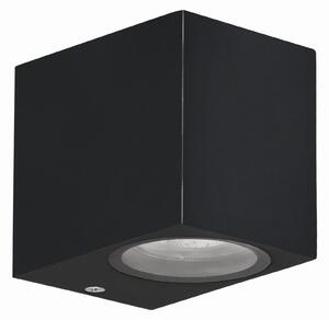 Candellux Nerium lampa ogrodowa elewacyjna kostka krótka 9,2x8cm czarny 1x35W GU10 IP44