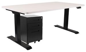 Zestaw: Biurko Alto 101 Black + kontenerek