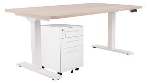 Zestaw: Biurko Alto 101 White + kontenerek