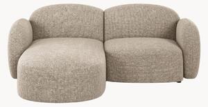 Sofa narożna z szenilu Blair