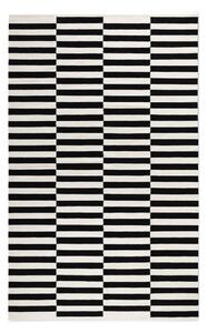 Czarno-biały wełniany dywan dwustronny tkany ręcznie 200x300 cm Donna – Hanse Home