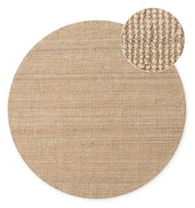 Okrągły dywan z juty w naturalnym kolorze ø 160 cm Bouclé Jaipur – Hanse Home