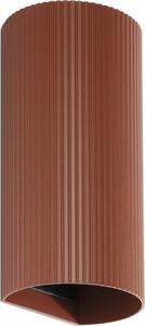 FARO Barcelona FARO 40545 - Kinkiet SOLE 2xGU10/8W/230V ceglasta wcięta okrągły FA40545