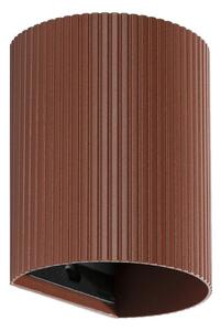 FARO Barcelona FARO 40529 - Kinkiet SOLE 1xGU10/8W/230V ceglasta wcięta okrągły FA40529