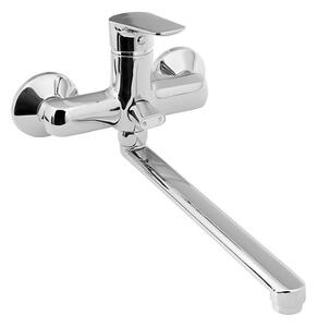 Aqualine Aqualine - Umywalkowy/bateria do wanny LOTTA chrom błyszczący SH0098