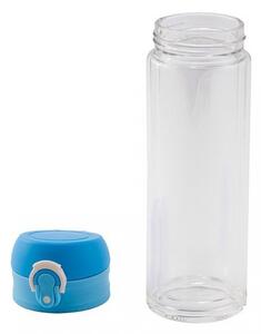 Kubek termiczny szklany 280 ml T-READY GLASS (jasnoniebieski)