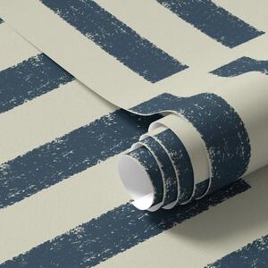 Tapety Ciemno-turkusowe pionowe paski na jasnym tle, Unikalne tapety, a01189 : Uwalls.pl