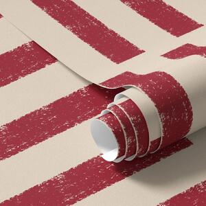 Tapety Czerwone pionowe paski na jasnym tle, Unikalne tapety, a01189v3 : Uwalls.pl