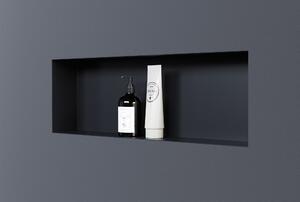 Półka wnękowa ścienna ze stali nierdzewnej NT206010XBez obręczy - 20 x 60 x 10 cm