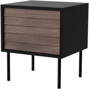 Szafka nocna CAMA MEBLE Cortina Czarno-brÄ zowy (2 szt.)