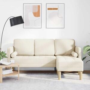 Zestaw sof z poduszkÄ pÅÃ³tno 173 x 131 x 67 cm poliester