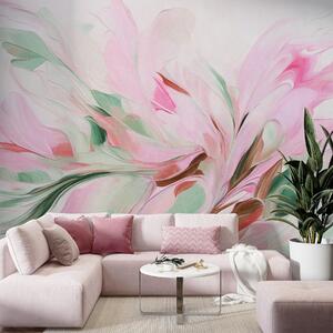 Fototapety Abstrakcyjny styl malarski z motywami kwiatowymi, charakteryzujący się delikatnymi,, Fototapety Abstrakcja, w09871v1 : Uwalls.pl