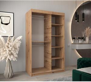 Szafa przesuwna garderoba Verona 1 120 wys. 200 cm artisan + biaÅy
