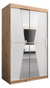 Szafa przesuwna garderoba Maroko 120 wys. 200 cm artisan + biaÅy