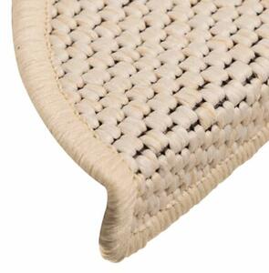 Samoprzylepne nakÅadki na schody, 15 szt., 56x17x3 cm, berber