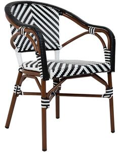 Krzesło kawiarniane w stylu paryskim Cafe Azure
