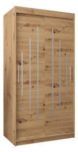 Szafa przesuwna garderoba York 100 wys. 200 cm artisan + artisan