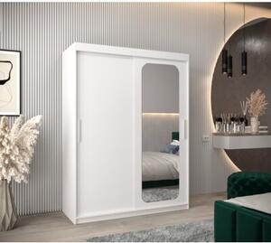 Szafa przesuwna garderoba Promo T2 150 wys. 200 cm biaÅy + biaÅy