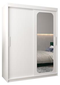 Szafa przesuwna garderoba Promo T2 150 wys. 200 cm biaÅy + biaÅy