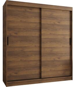 Szafa przesuwna garderoba Rubino T 180 wys. 200 cm orzech warmia