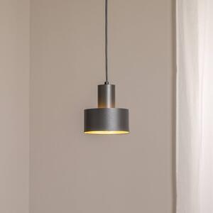 SIGMA Żyrandol Rif S, oliwkowo-zielony, 1-punktowy, Ø 15 cm, stal