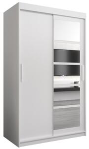 Szafa przesuwna garderoba Roma 1 120 wys. 200 cm biaÅy + biaÅy