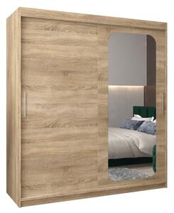 Szafa przesuwna garderoba Promo T2 180 wys. 200 cm sonoma + sonoma