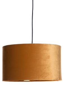 Moderne hanglamp geel met goud 40 cm - Rosalina Oswietlenie wewnetrzne