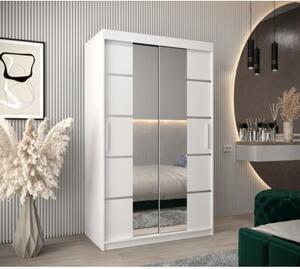 Szafa przesuwna garderoba Verona 4 120 wys. 200 cm biaÅy + biaÅy