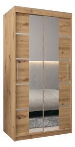 Szafa przesuwna garderoba Verona 4 100 wys. 200 cm artisan + artisan