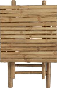 Składany stolik bambusowy Meerut, 40 x 45 x 40 cm